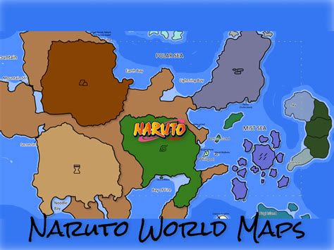 land of earth naruto|naruto world map.